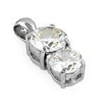 Load image into Gallery viewer, Silver Cubic Zirconia Pendant for Women | Elegant Jewelry
