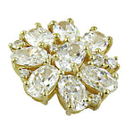 Load image into Gallery viewer, gold plating Flower Stud Earrings | Cubic Zirconia | Women's Jewelry

