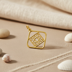 Load image into Gallery viewer, 22k gold plating Filigree Pendant for Women | Yellow gold plating Jewelry Gift
