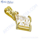 Load image into Gallery viewer, gold plating pendant with a diamond cut gemstone, perfect for women's daily wear
