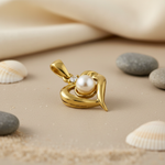 Load image into Gallery viewer, gold plating Pearl Heart Pendant for Women | Elegant Jewelry
