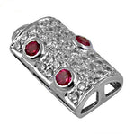 Load image into Gallery viewer, Silver Ruby Pendant for Women | Gemstone Jewelry Gift
