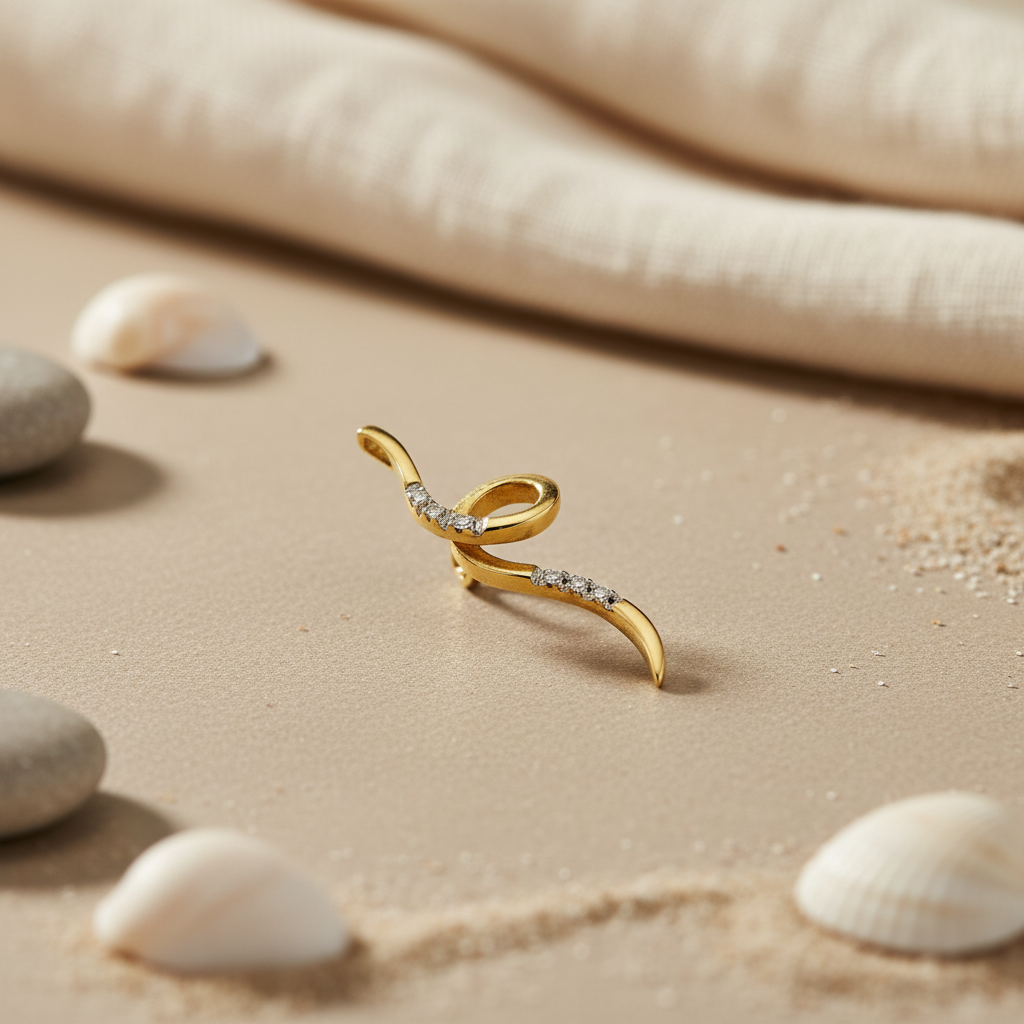 gold plating Diamond Pendant for Women | Modern Jewelry Gift