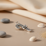 Load image into Gallery viewer, 925 Silver Candy Cane Charm Pendant | Christmas Jewelry Gift
