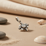 Load image into Gallery viewer, 925 Silver Flower Pendant with Cubic Zirconia | Women's Jewelry
