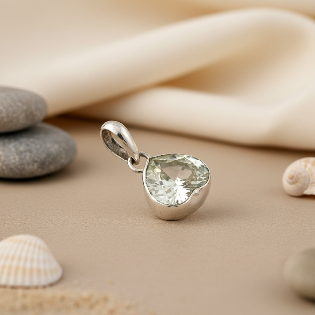 925 Silver Cubic Zirconia Pendant Necklace for Women