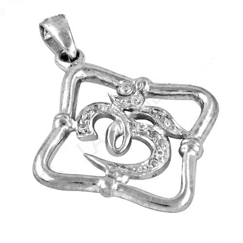 925 silver om pendant for women | religious jewelry