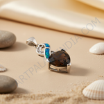 Load image into Gallery viewer, 925 Silver Black Heart Pendant Necklace | Women's Gift
