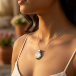 Load image into Gallery viewer, 925 Silver Mother of Pearl Pendant for Women | Elegant Jewelry
