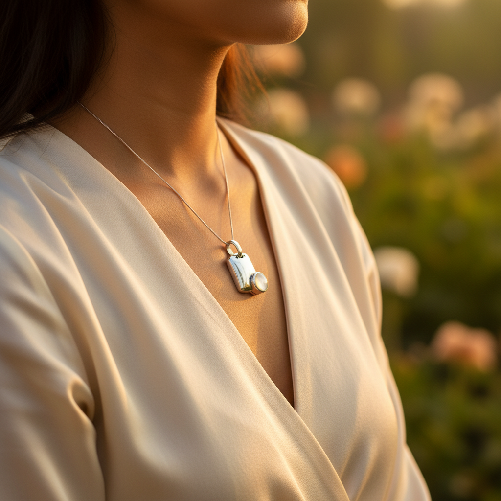 925 Silver Mother of Pearl Pendant for Women | Gift Jewelry