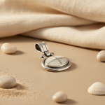 Load image into Gallery viewer, 925 Silver Mother of Pearl Pendant for Women | Oval Design
