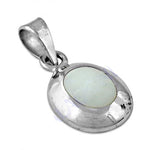 Load image into Gallery viewer, 925 Silver Oval Pendant for Women | Daily Wear Necklace
