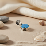 Load image into Gallery viewer, 925 Silver Blue Stone Cross Pendant for Women | Religious Jewelry
