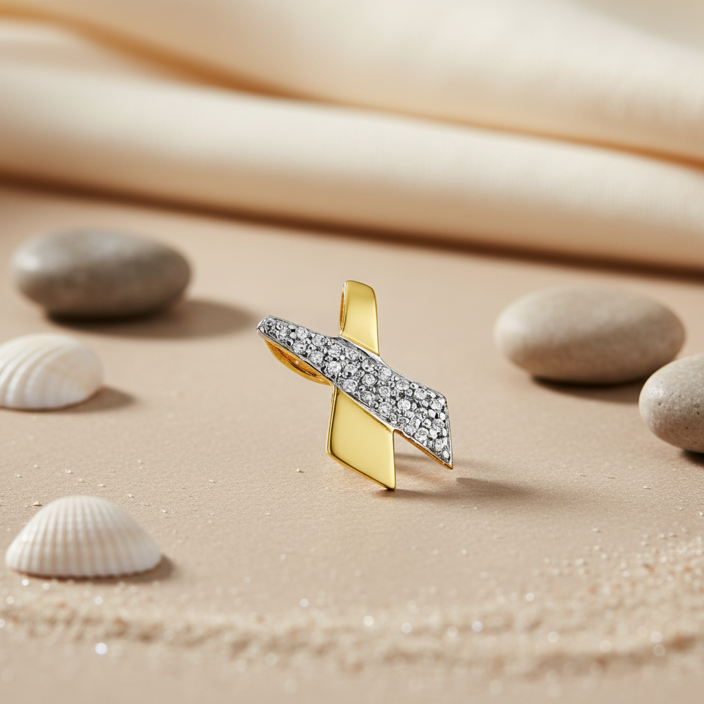 gold plating & Diamond Pendant Necklace for Women | Luxury Jewelry