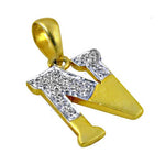 Load image into Gallery viewer, gold plating Diamond Letter Pendant for Women | Initial Jewelry Gift
