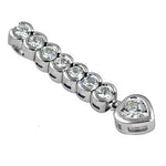 Load image into Gallery viewer, Silver Cubic Zirconia Pendant for Women | Heart Shape | Gift
