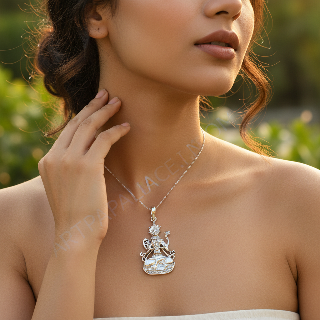 Silver Lord Shiva Pendant | Religious Jewelry for Men & Women