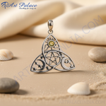 Load image into Gallery viewer, 925 Silver Trinity Knot Pendant Necklace | Women's Jewelry Gift
