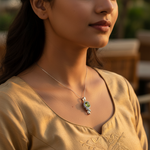 Load image into Gallery viewer, 925 Silver Peridot Pendant for Women | Gemstone Jewelry
