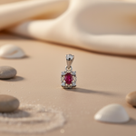 Load image into Gallery viewer, 925 Silver Ruby Pendant for Women | Gemstone Jewelry Gift
