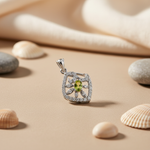 Load image into Gallery viewer, 925 Silver Peridot Pendant for Women | Gemstone Jewelry

