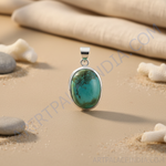 Load image into Gallery viewer, 925 Silver Turquoise Pendant for Women | Gemstone Jewelry
