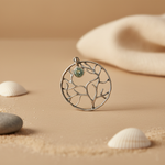 Load image into Gallery viewer, 925 Silver Tree of Life Pendant with Gemstone | Women's Jewelry
