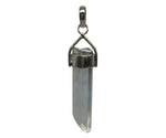 Load image into Gallery viewer, Silver Clear Quartz Crystal Pendant for Women | Gemstone Jewelry
