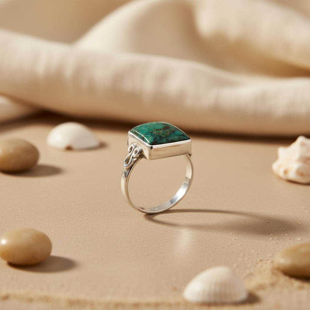 925 Silver Turquoise Stone Ring for Women | Gift Jewelry