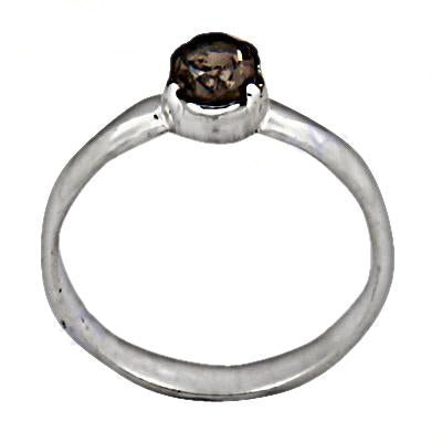 925 silver smoky quartz ring | women's gemstone jewelry