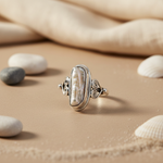 Load image into Gallery viewer, 925 Silver Pearl Ring for Women | Statement Jewelry

