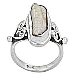 Load image into Gallery viewer, 925 Silver Pearl Ring for Women | Statement Jewelry
