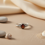 Load image into Gallery viewer, 925 Silver Garnet Ring for Women | Gemstone Jewelry Gift
