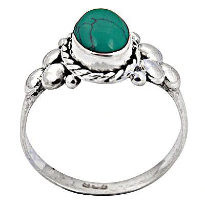 925 silver turquoise ring for women | gemstone jewelry