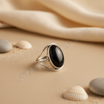 Load image into Gallery viewer, 925 Silver Onyx Ring for Women | Statement Jewelry
