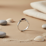 Load image into Gallery viewer, 925 Silver Garnet Ring for Women | Gemstone Jewelry
