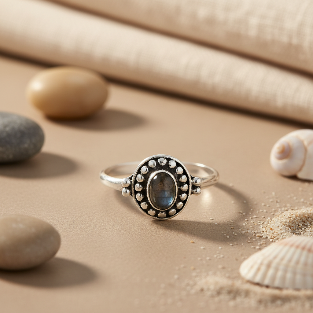 925 Silver Moonstone Ring for Women | Gift Jewelry