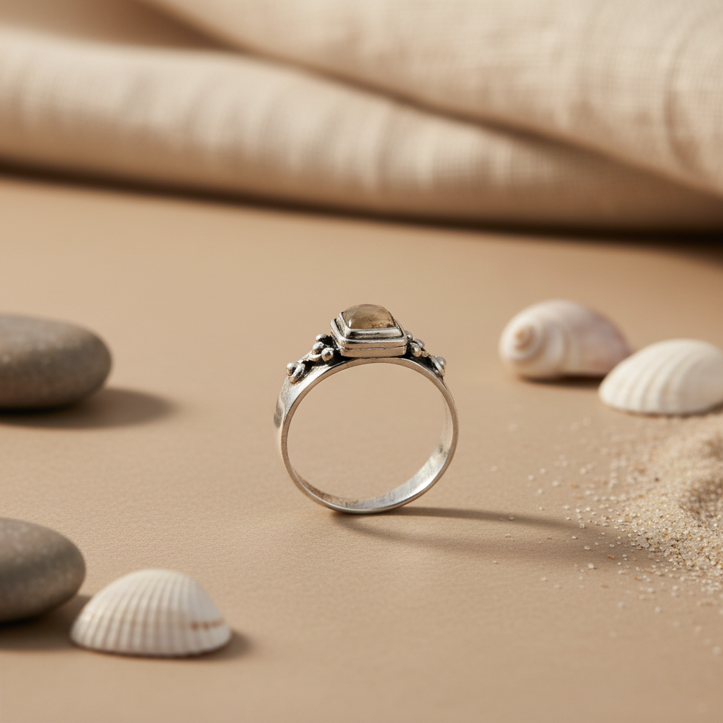 925 Sterling Silver Ring with Gemstone | Women's Jewelry Gift