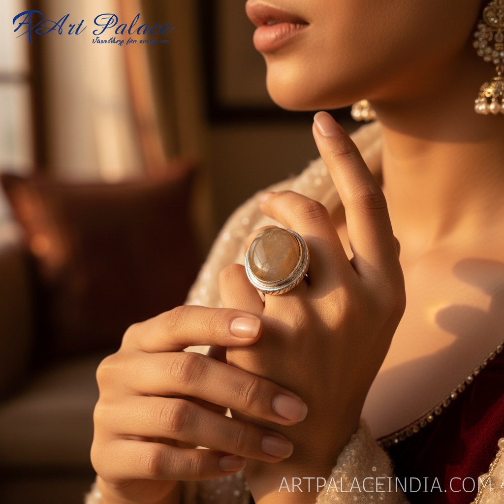 Silver Ring with Gemstone for Women | Daily Wear Jewelry