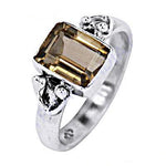 Load image into Gallery viewer, 925 Silver Smoky Quartz Ring for Women | Gemstone Jewelry Gift

