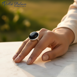 Load image into Gallery viewer, Silver Onyx Ring for Women | Statement Jewelry
