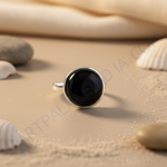 Load image into Gallery viewer, Silver Onyx Ring for Women | Statement Jewelry
