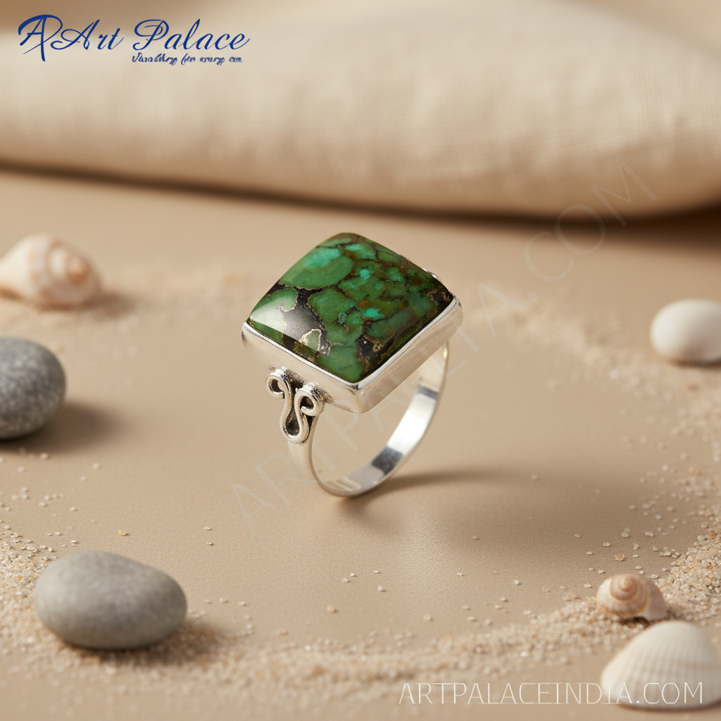 925 Silver Turquoise Ring for Women | Gemstone Jewelry