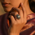 Load image into Gallery viewer, 925 Silver Gemstone Ring for Women | Statement Jewelry

