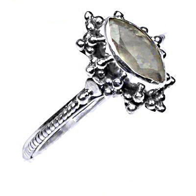925 silver gemstone ring for women | statement jewelry
