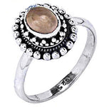 Load image into Gallery viewer, 925 Sterling Silver Ring with Oval Gemstone for Women
