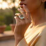 Load image into Gallery viewer, 925 Sterling Silver Green Amethyst Ring for Women | Gift
