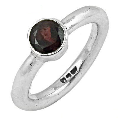 925 silver garnet gemstone ring for women | gift jewelry