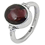 Load image into Gallery viewer, 925 Sterling Silver Garnet Ring for Women | Gemstone Jewelry
