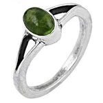Load image into Gallery viewer, 925 Silver Peridot Ring for Women | Gemstone Jewelry
